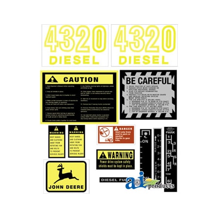 A & I Products Hood Decal 8" x4" x0.1" A-JD418